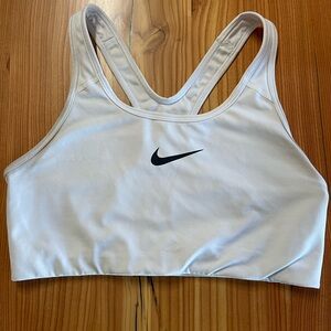 White Nike Sports Bra
